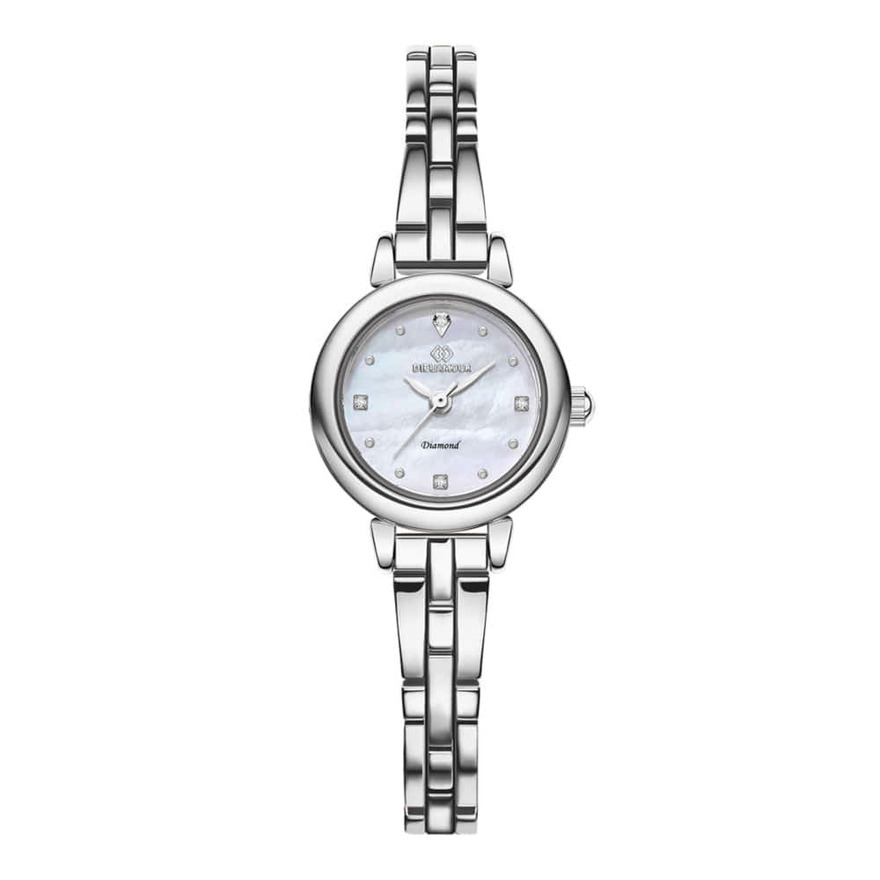 디유아모르 여성 메탈밴드시계 DAW3102M-SW 다이아몬드 시계