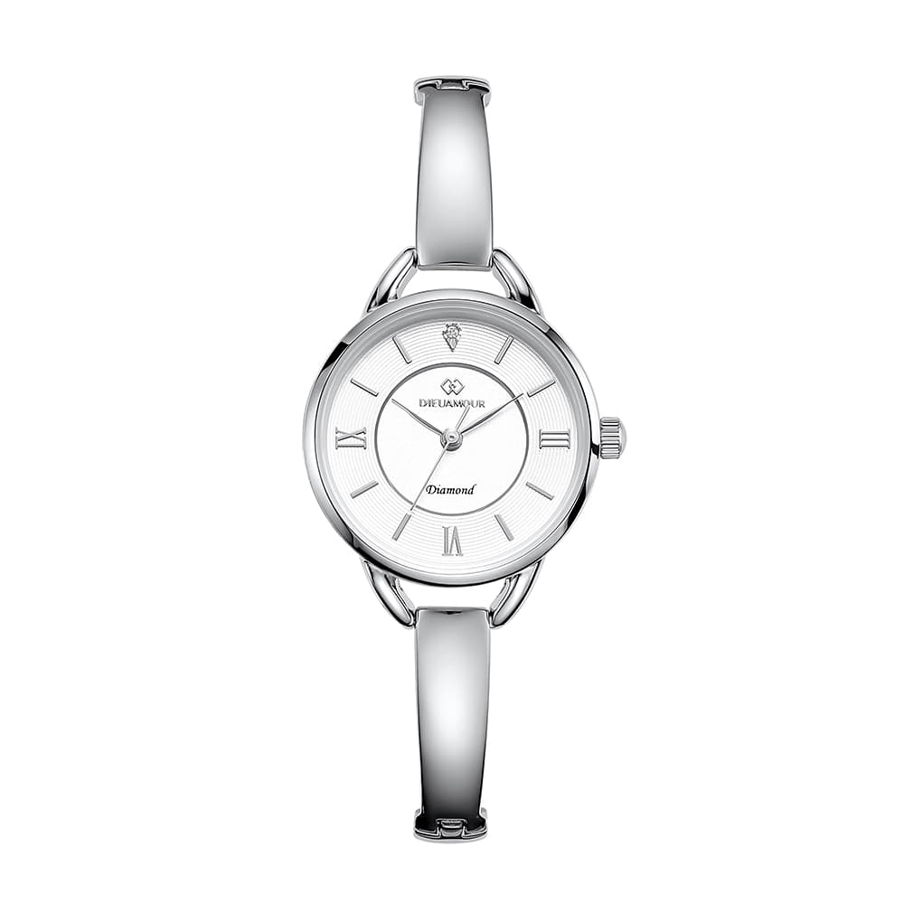 디유아모르 여성 메탈밴드시계 DAW3502M-SW 다이아몬드 시계